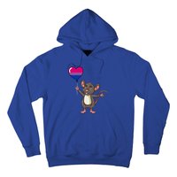 Mouse Heart Balloon Bisexual Pride Gift Hoodie