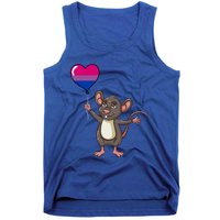 Mouse Heart Balloon Bisexual Pride Gift Tank Top