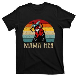 Mama Hen Bandana Headband Glasses T-Shirt