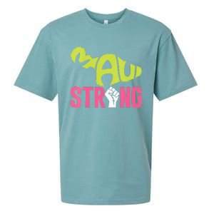 Maui Hawaii Beach Strong VNeck Sueded Cloud Jersey T-Shirt