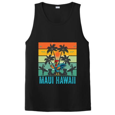 Maui Hawaii Beach Coconut Rooster PosiCharge Competitor Tank