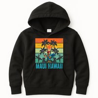 Maui Hawaii Beach Coconut Rooster Kids Hoodie