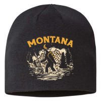 Montana Hiking Bigfoot Nighttime Stroll Mountains & Stars Sustainable Beanie