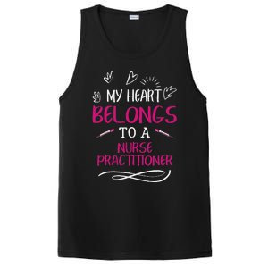 My Heart Belongs To A Nurse Practitioner Valentine Day Gift PosiCharge Competitor Tank