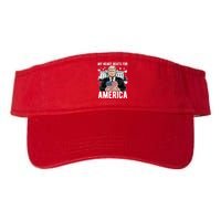 My Heart Beats For America Trump Valentines Day Visor