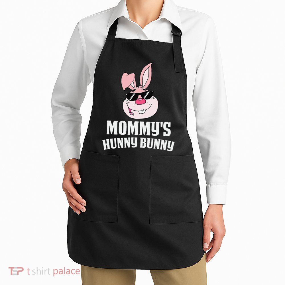 Mommy's Hunny Bunny Easter Cool Bunny Rabbit Apron