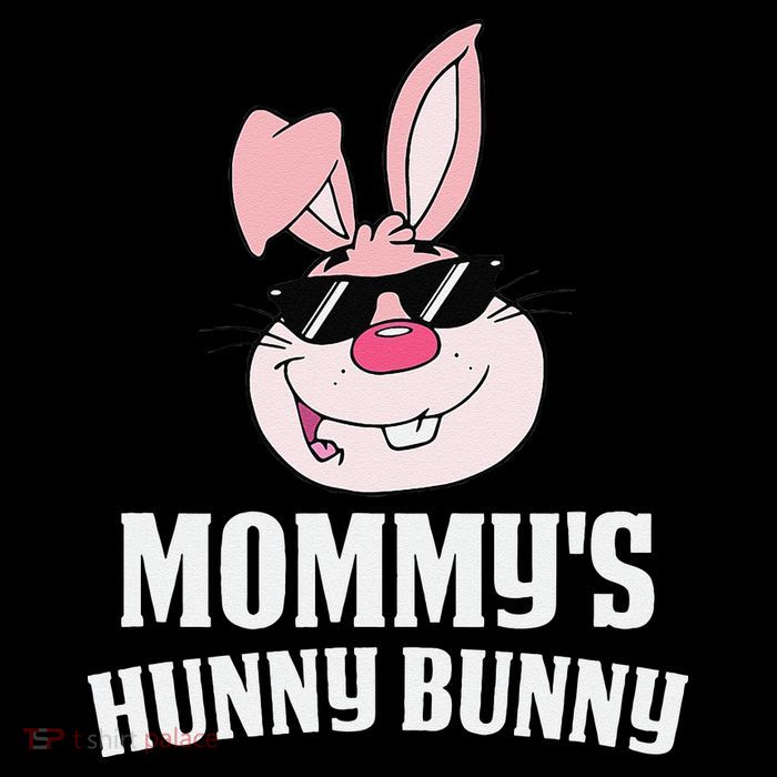 Mommy's Hunny Bunny Easter Cool Bunny Rabbit 7-Panel Snapback Hat