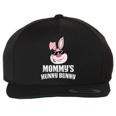 Mommy's Hunny Bunny Easter Cool Bunny Rabbit Wool Snapback Cap
