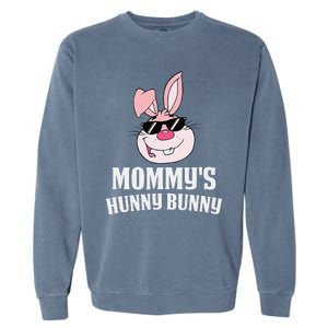 Mommy's Hunny Bunny Easter Cool Bunny Rabbit Garment-Dyed Sweatshirt