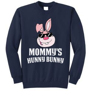 Mommy's Hunny Bunny Easter Cool Bunny Rabbit Tall Sweatshirt