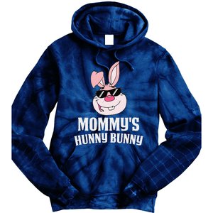 Mommy's Hunny Bunny Easter Cool Bunny Rabbit Tie Dye Hoodie