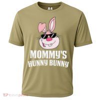 Mommy's Hunny Bunny Easter Cool Bunny Rabbit Performance Shirt