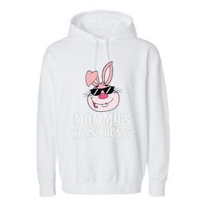 Mommy's Hunny Bunny Easter Cool Bunny Rabbit Garment-Dyed Fleece Hoodie