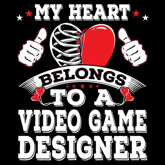 My Heart Belongs To A Video Game Designer Valentines Day Gift Impact Tech Backpack