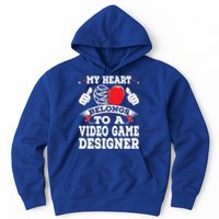 My Heart Belongs To A Video Game Designer Valentines Day Gift Hoodie