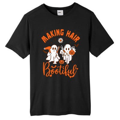 Making Hair Bootiful Funny Scary Ghost Hairdresser Halloween Tall Fusion ChromaSoft Performance T-Shirt