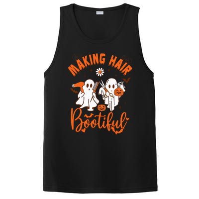 Making Hair Bootiful Funny Scary Ghost Hairdresser Halloween PosiCharge Competitor Tank