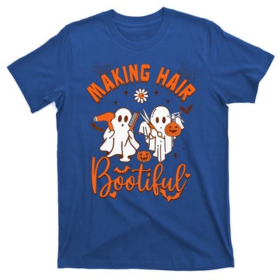 Making Hair Bootiful Funny Scary Ghost Hairdresser Halloween T-Shirt