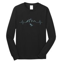 Mountain Heartbeat Best Mountain Climbing Hiking Tee Gift Long Sleeve Shirt