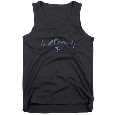 Mountain Heartbeat Best Mountain Climbing Hiking Tee Gift Tank Top