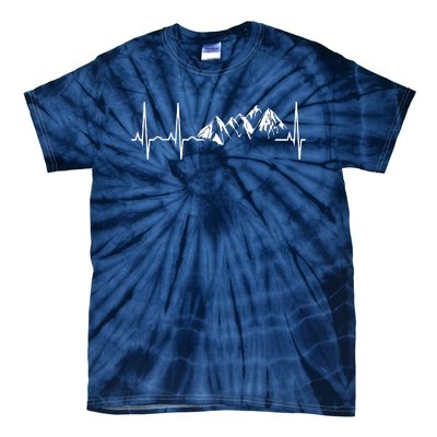 Mountain Heartbeat Best Mountain Climbing Hiking Tee Tie-Dye T-Shirt