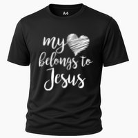 My Heart Belongs To Jesus Cooling Performance Crew T-Shirt