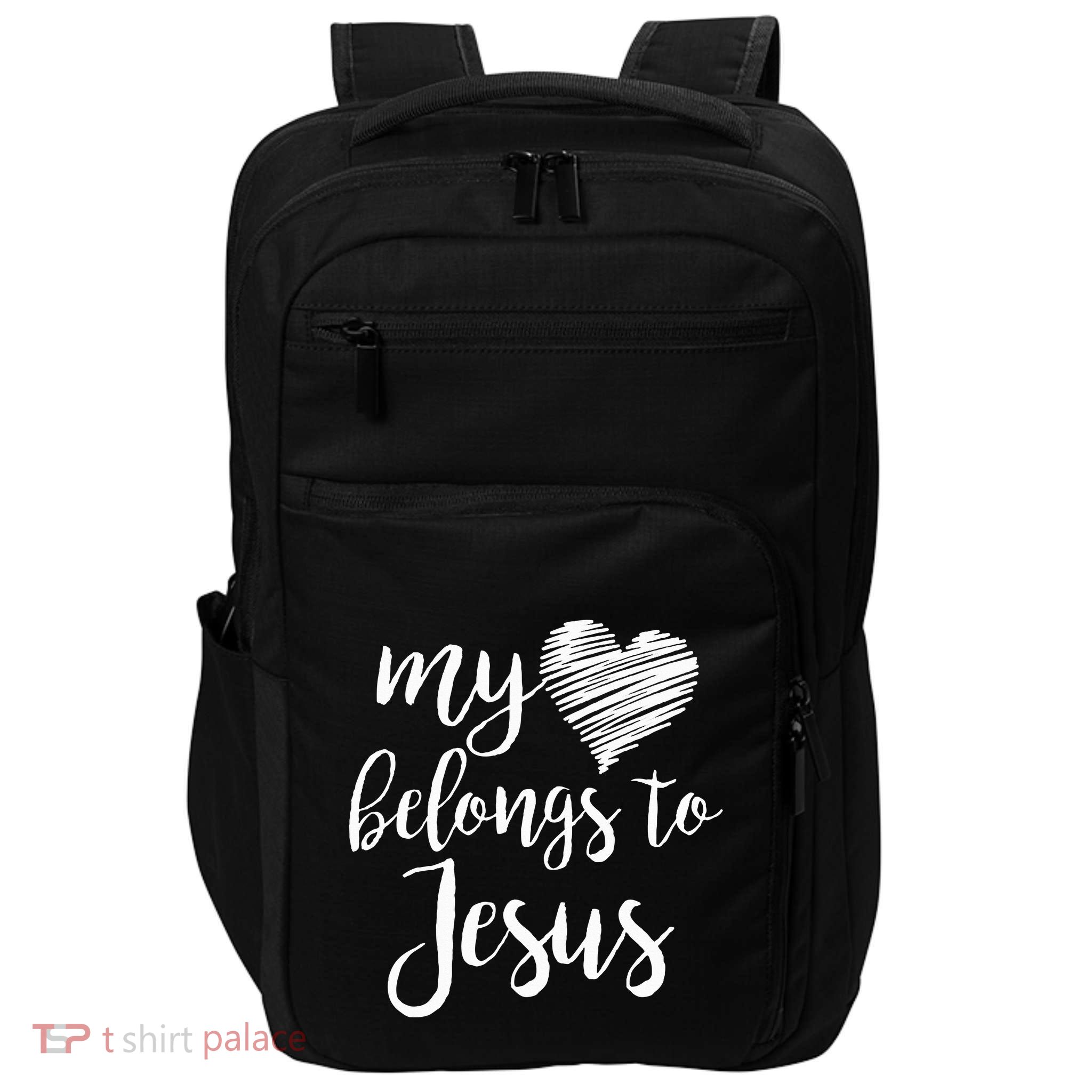 My Heart Belongs To Jesus Impact Tech Backpack