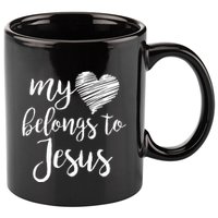 My Heart Belongs To Jesus 11oz C Handle Ceramic Mug