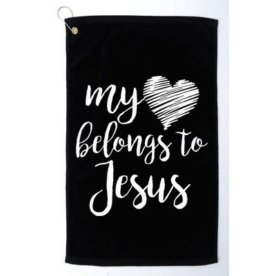 My Heart Belongs To Jesus Golf Towel