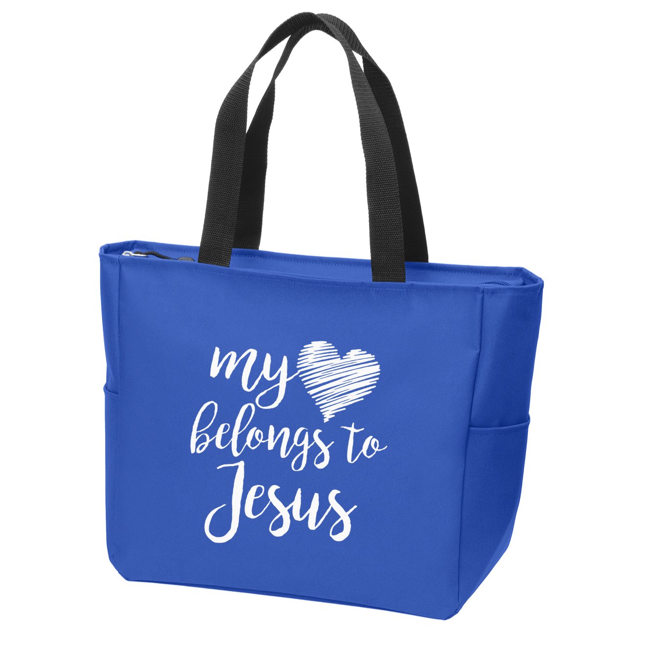 My Heart Belongs To Jesus Zip Tote Bag