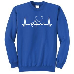 My Heart Beats For The Stethoscope Doctors And Nurses Cute Gift Tall Sweatshirt