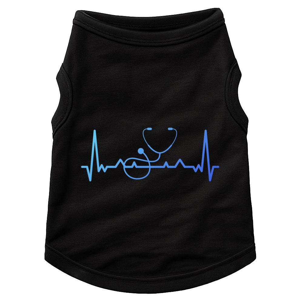 My Heart Beats For The Stethoscope Doctors And Nurses Cute Gift Doggie Tank