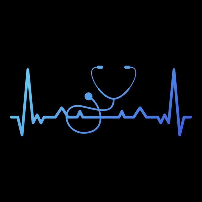 My Heart Beats For The Stethoscope Doctors And Nurses Cute Gift Drawstring Bag