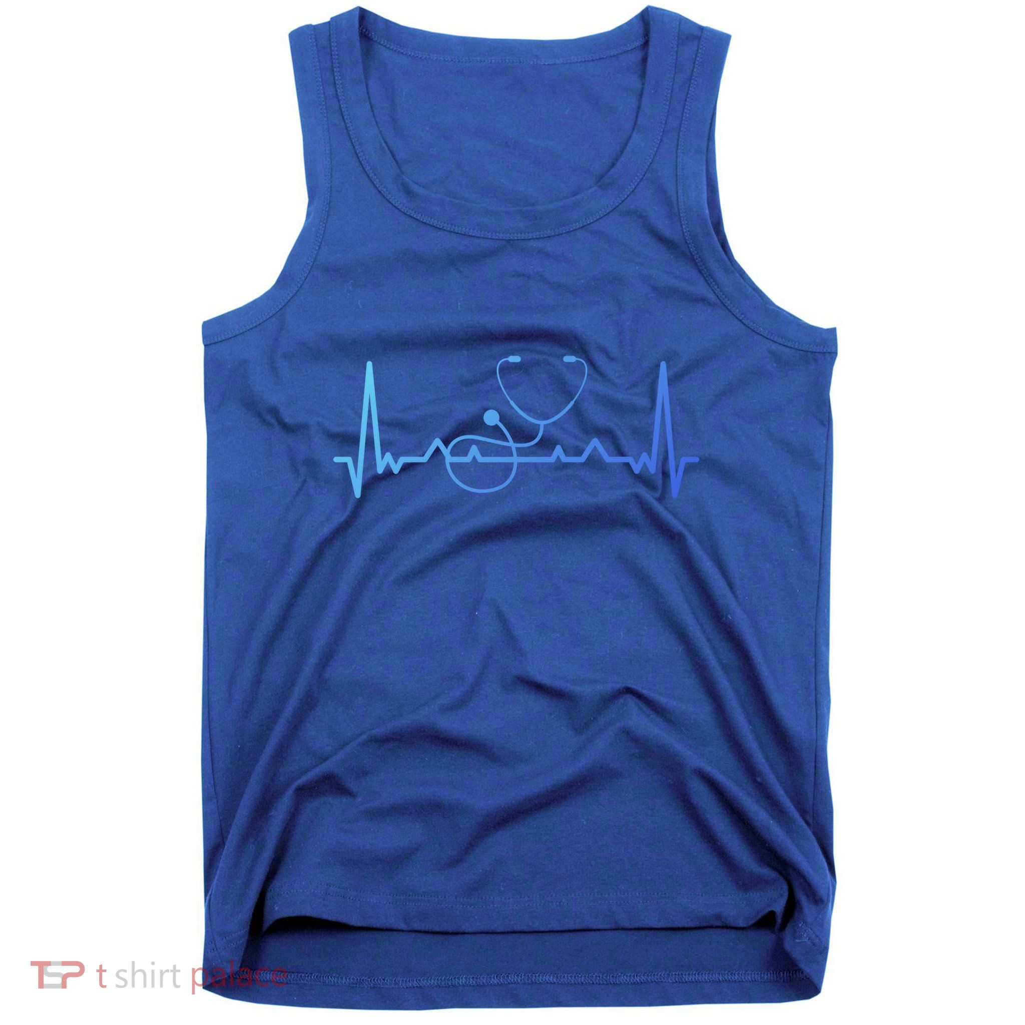 My Heart Beats For The Stethoscope Doctors And Nurses Cute Gift Tank Top