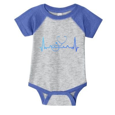 My Heart Beats For The Stethoscope Doctors And Nurses Cute Gift Infant Baby Jersey Bodysuit