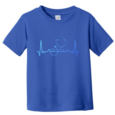 My Heart Beats For The Stethoscope Doctors And Nurses Cute Gift Toddler T-Shirt