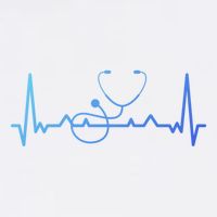 My Heart Beats For The Stethoscope Doctors And Nurses Cute Gift Garment-Dyed Sweatshirt