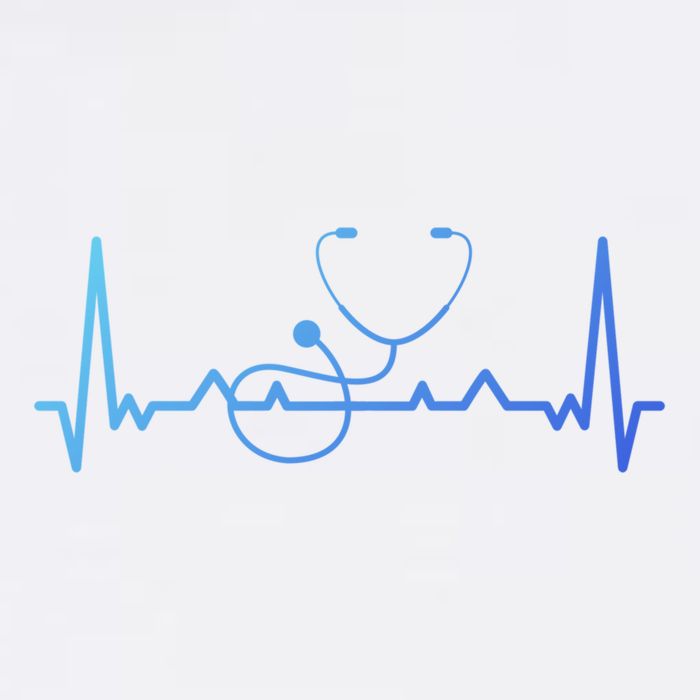 My Heart Beats For The Stethoscope Doctors And Nurses Cute Gift Garment-Dyed Sweatshirt