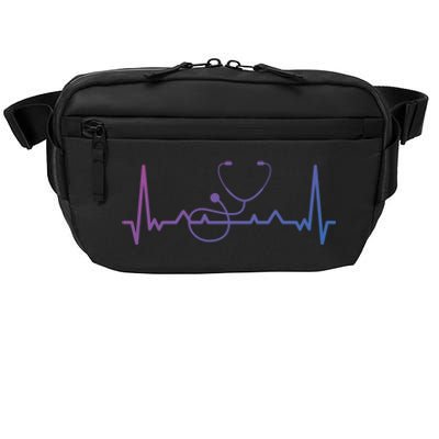 My Heart Beats For The Stethoscope Doctors And Nurses Cute Gift Crossbody Pack