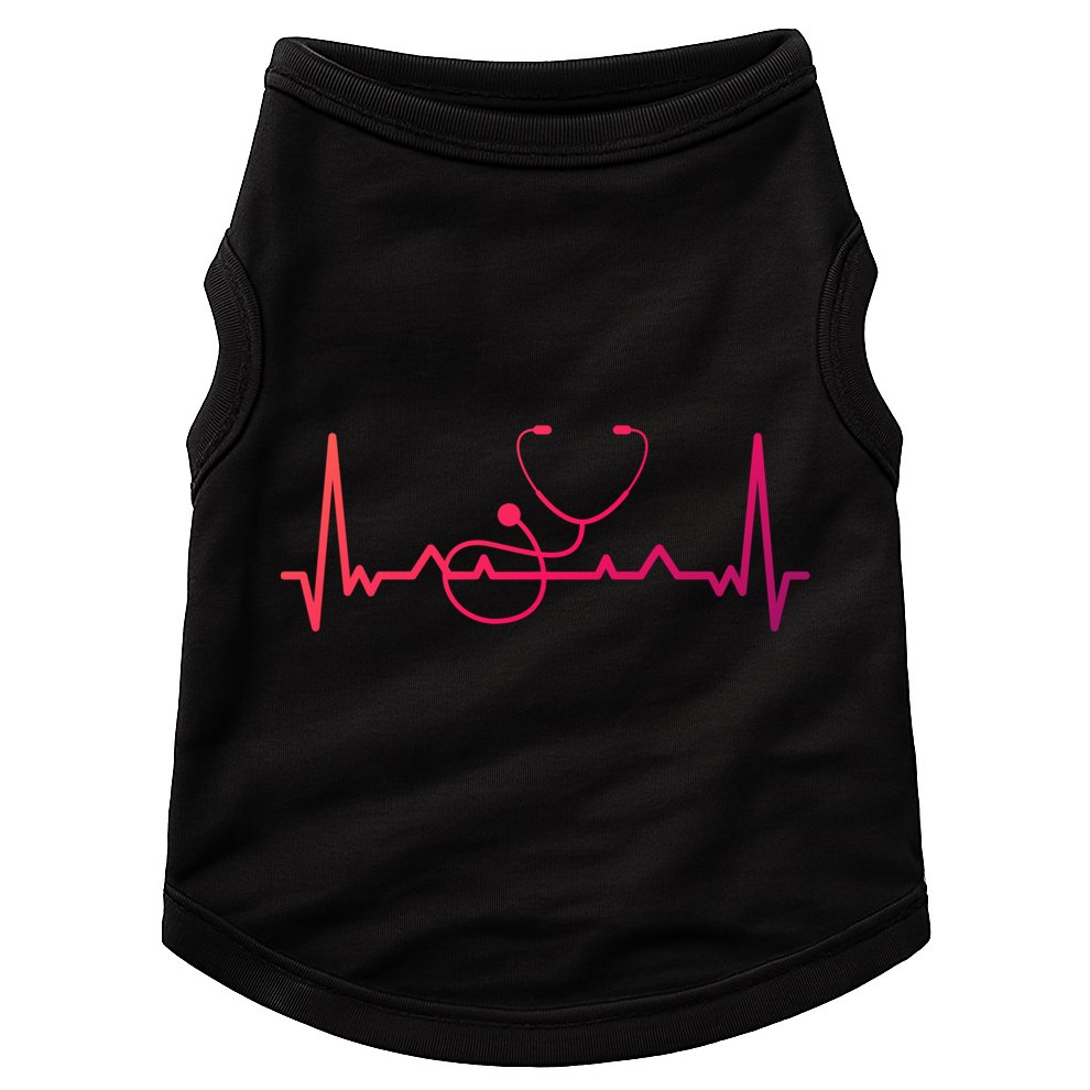 My Heart Beats For The Stethoscope Doctors And Nurses Cute Gift Doggie Tank