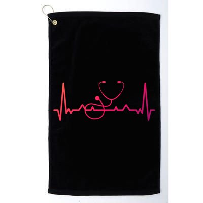 My Heart Beats For The Stethoscope Doctors And Nurses Cute Gift Golf Towel