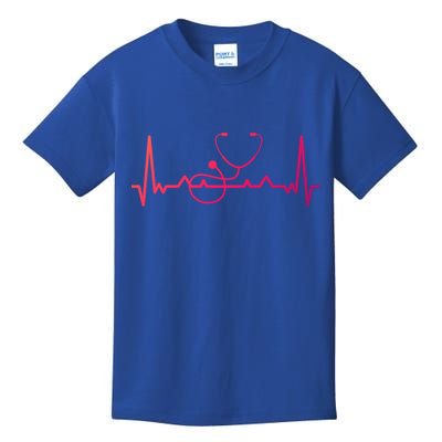 My Heart Beats For The Stethoscope Doctors And Nurses Cute Gift Kids T-Shirt