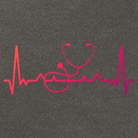 My Heart Beats For The Stethoscope Doctors And Nurses Cute Gift Cotton Canvas Backpack