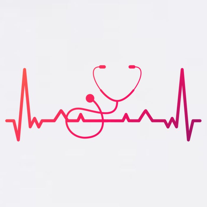 My Heart Beats For The Stethoscope Doctors And Nurses Cute Gift Garment-Dyed Sweatshirt