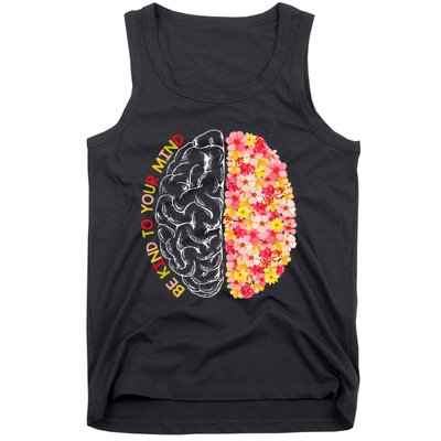 Mental Health Be Kind Funny To Your Mind Autism Awareness Tank Top