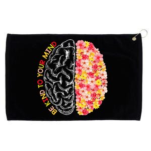 Mental Health Be Kind Funny To Your Mind Autism Awareness Grommeted Golf Towel