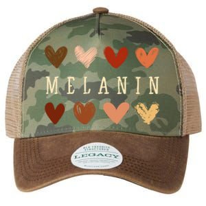 Melanin Hearts Black Is Beautiful Funny Gift Legacy Tie Dye Trucker Hat