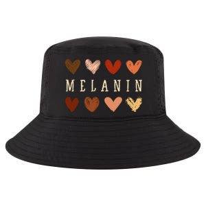 Melanin Hearts Black Is Beautiful Funny Gift Cool Comfort Performance Bucket Hat