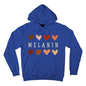 Melanin Hearts Black Is Beautiful Funny Gift Hoodie