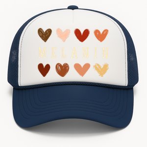 Melanin Hearts Black Is Beautiful Funny Gift Trucker Hat